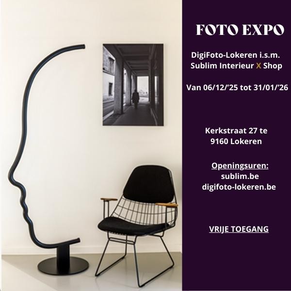Foto Expo 2025 | DigiFoto-Lokeren i.s.m. Sublim Interieur <span class='gold'>x</span> Shop