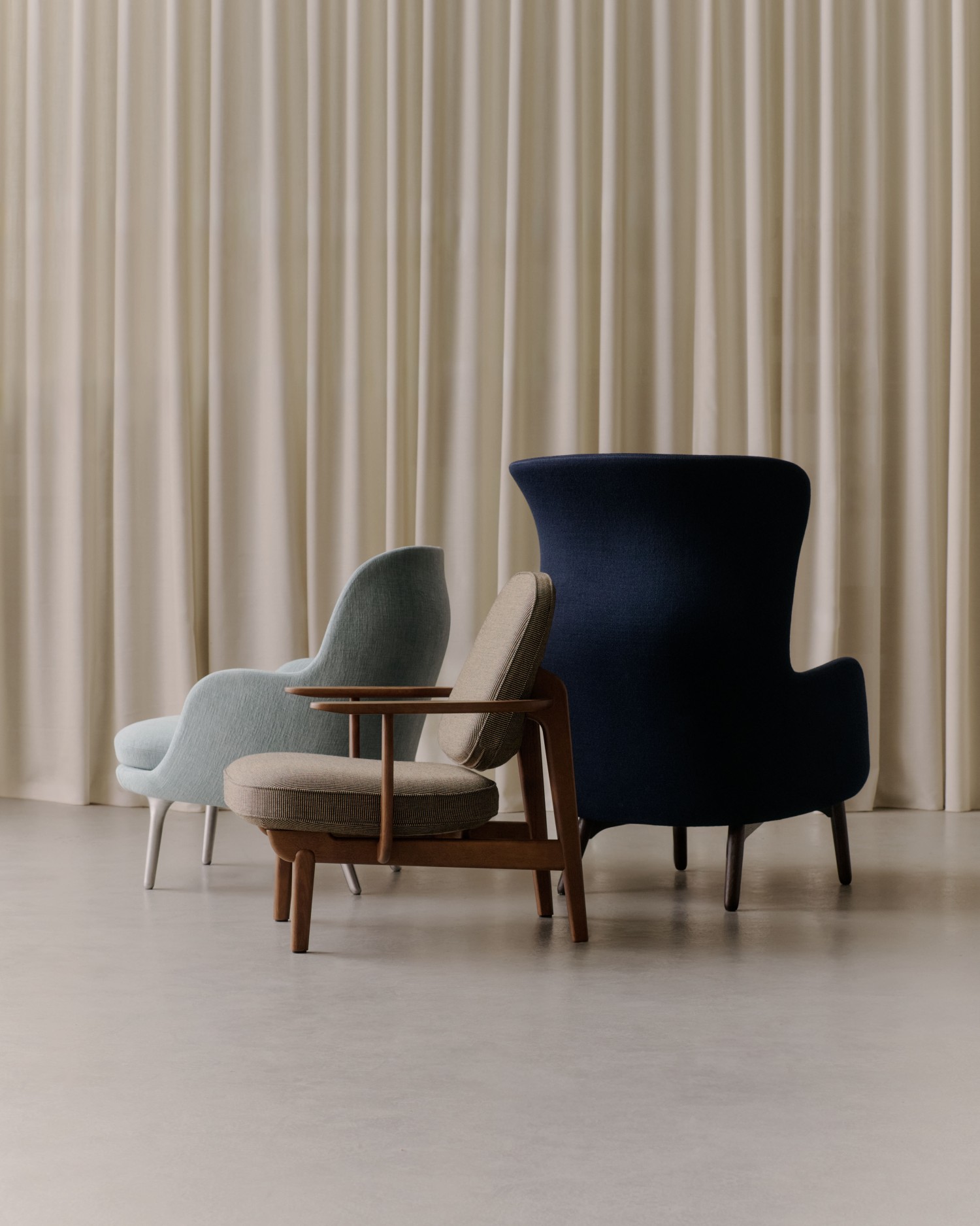 Fritz Hansen Herfstcampagne | -20% korting bij aankoop van een van de lounge chairs Fred, Fri of Ro