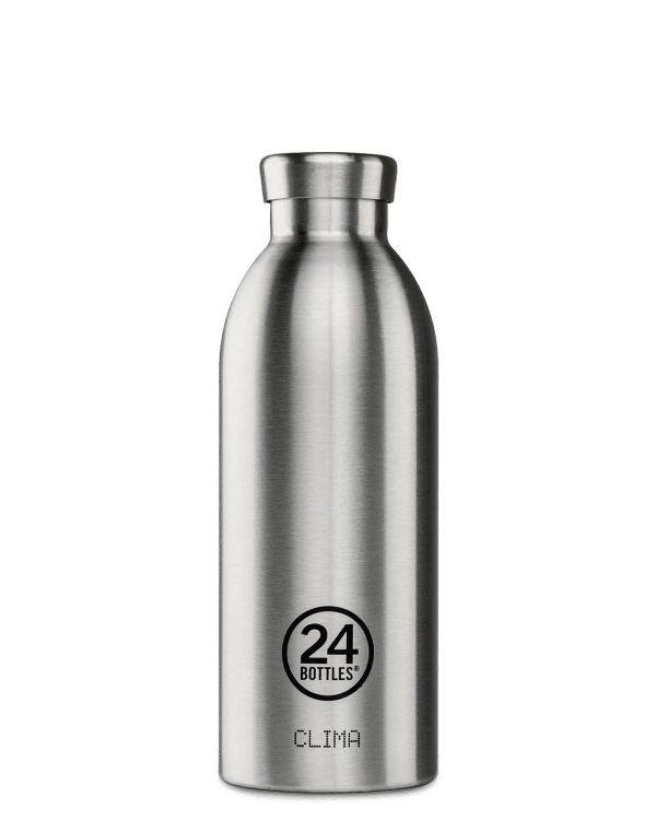 24Bottles Drinkfles Clima Bottle - Brushed steel 500ml