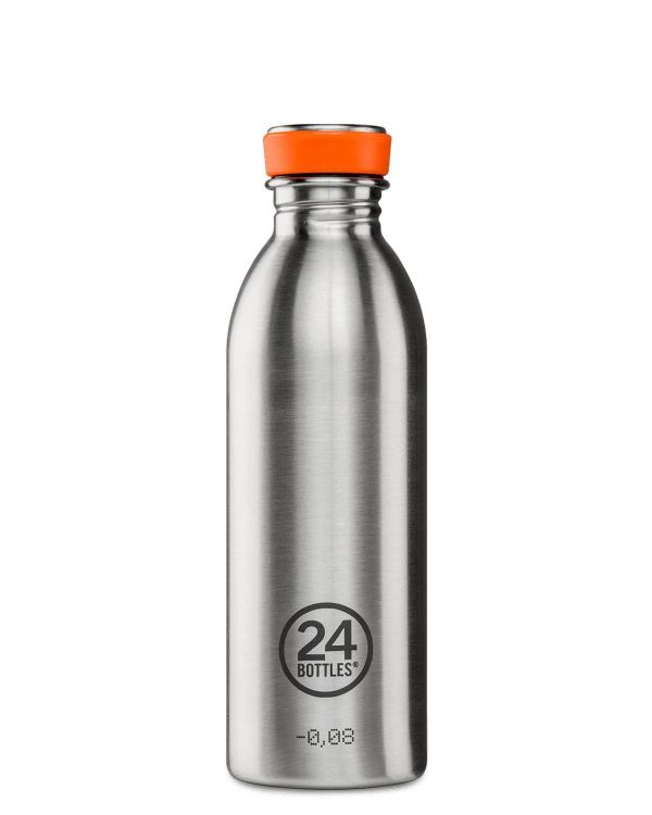 24Bottles Drinkfles Urban Bottle - Brushed steel 500ml