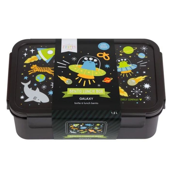 A Little Lovely Comp Bento lunchbox - Galaxy