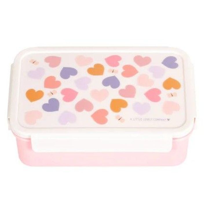 A Little Lovely Comp Bento lunchbox - Hearts A Little Lovely Comp Bento lunchbox - Hearts