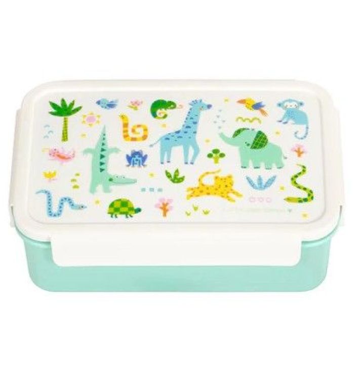 A Little Lovely Comp Bento lunchbox - Jungle