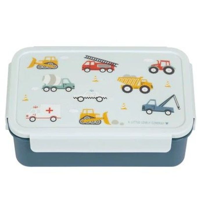 A Little Lovely Comp Bento lunchbox - Voertuigen