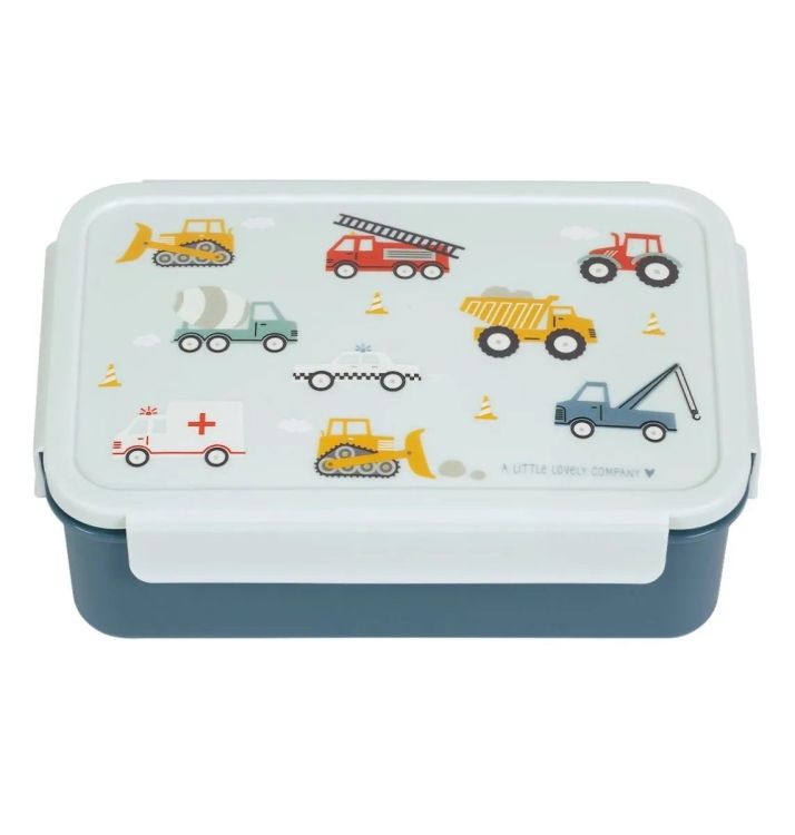 A Little Lovely Comp Bento lunchbox - Voertuigen