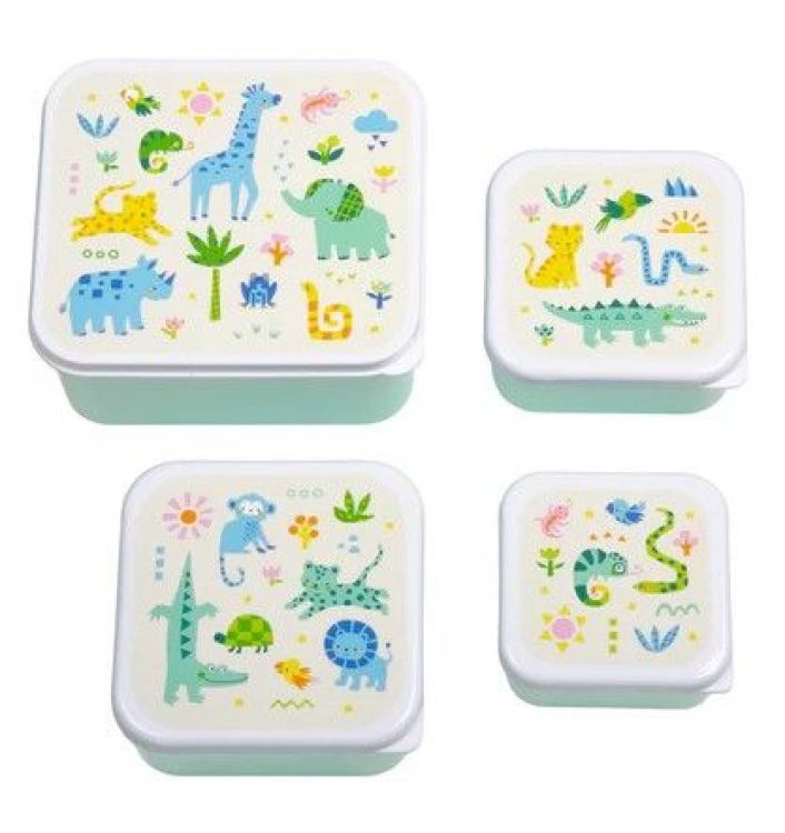 A Little Lovely Comp Lunch- & snackbox - Jungle A Little Lovely Comp Lunch- & snackbox - Jungle