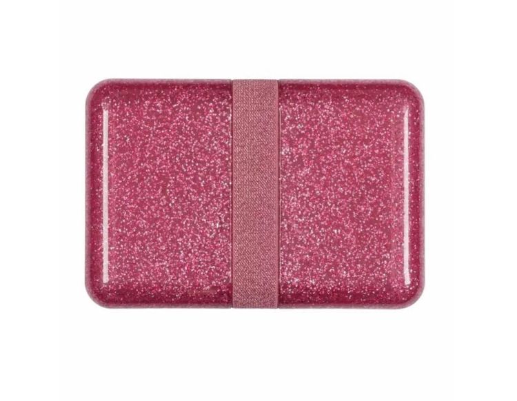A Little Lovely Comp Lunchbox - Roze Glitter