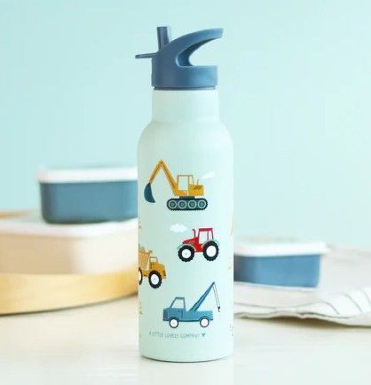 A Little Lovely Comp XL drinkfles RVS - Voertuigen
