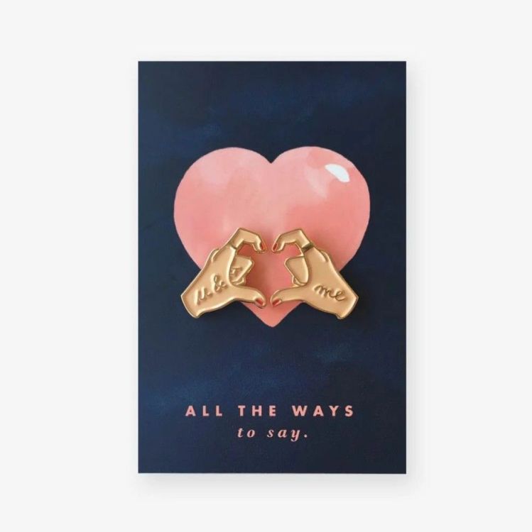 All the ways to say Pin - Hand of love - set van 2 All the ways to say Pin - Hand of love - set van 2