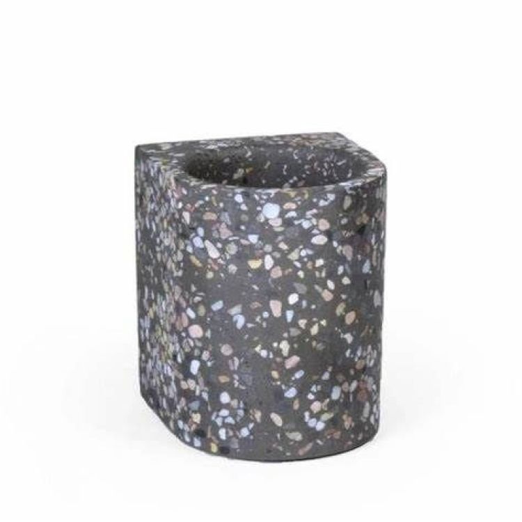 Atelier Pierre Theelichtje - Terrazzo dark