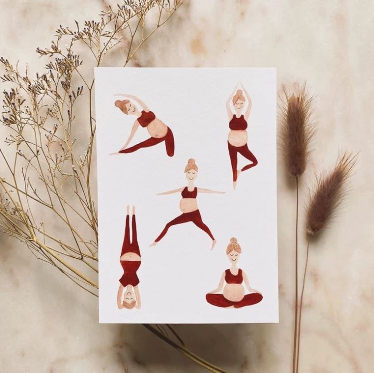 Atelier Surtout Postkaartje - Yogamama's
