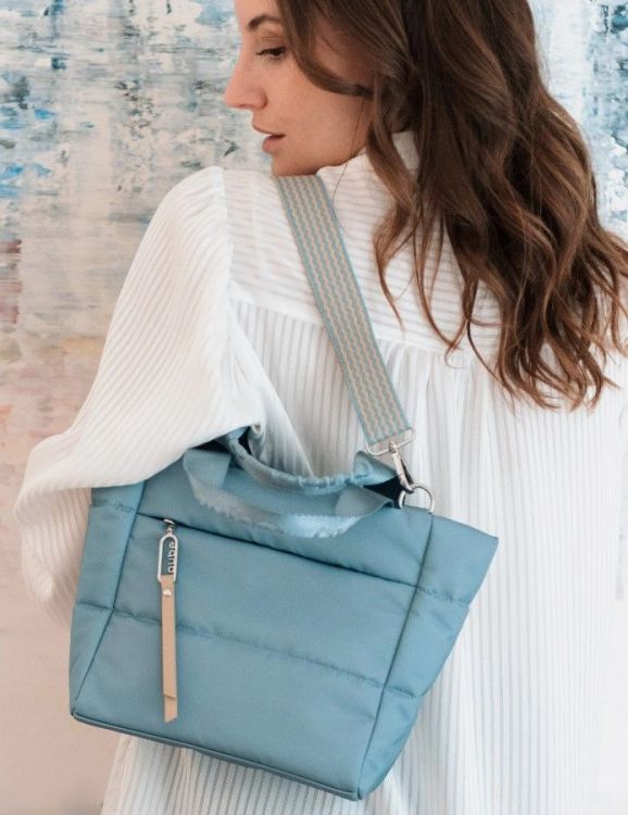 Aube Tote bag - Medium - Powder blue