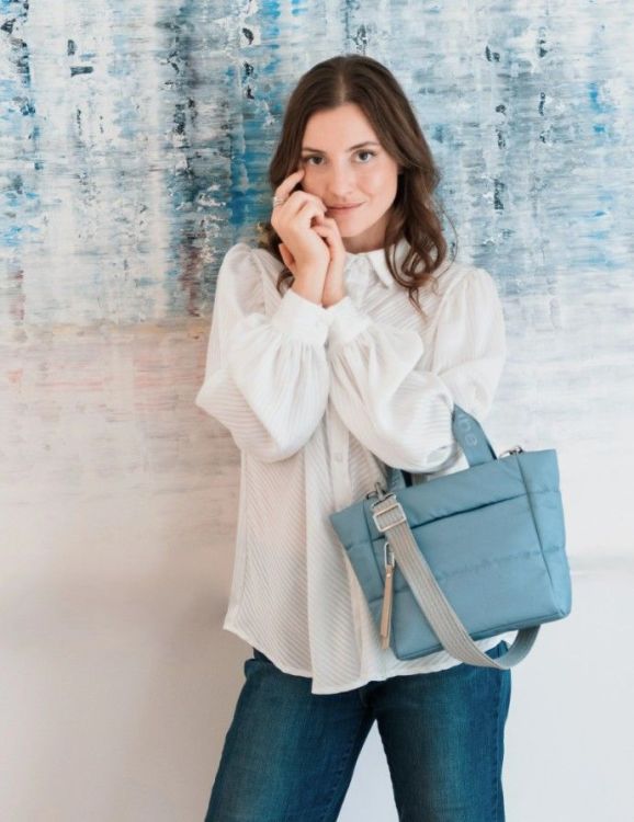 Aube Tote bag - Medium - Powder blue