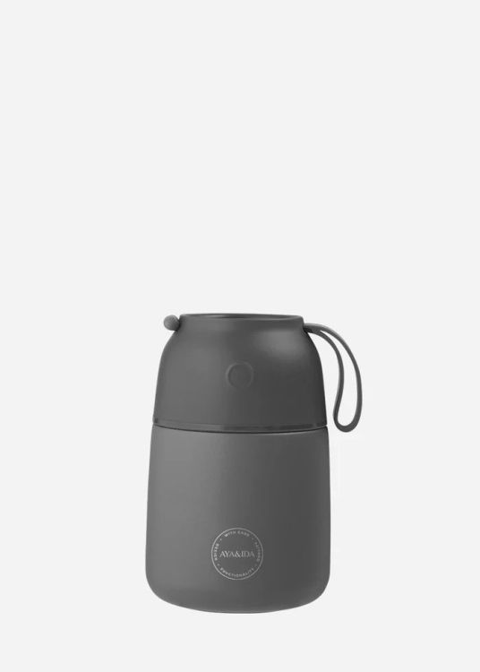 AYA & IDA Food'ie lunch box - Dark Grey - 500ml