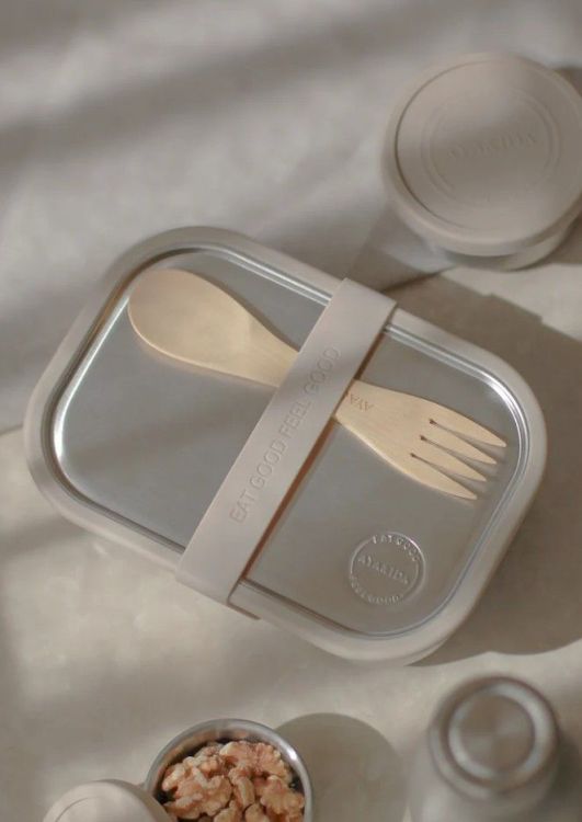 AYA & IDA Lunch box - Cream Beige - 1000ml