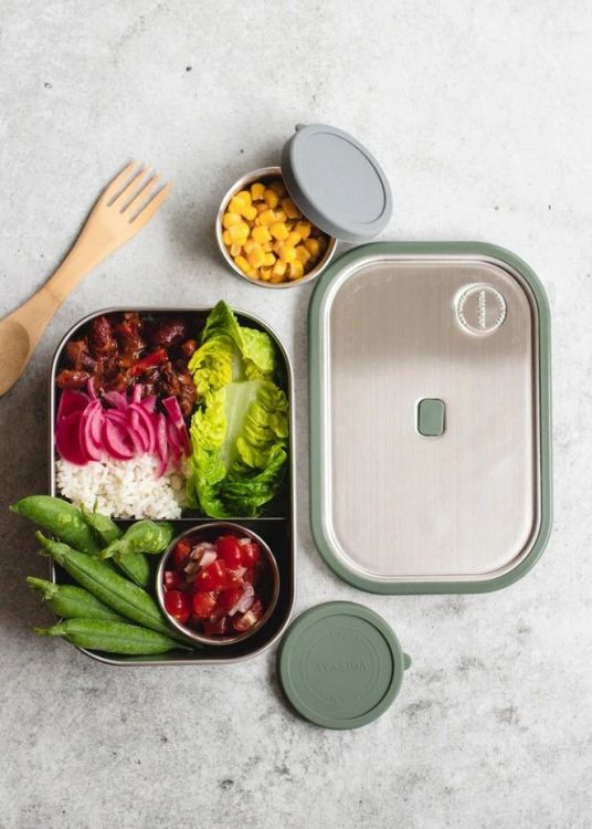 AYA & IDA Lunch box - Tropical Green - 1000ml