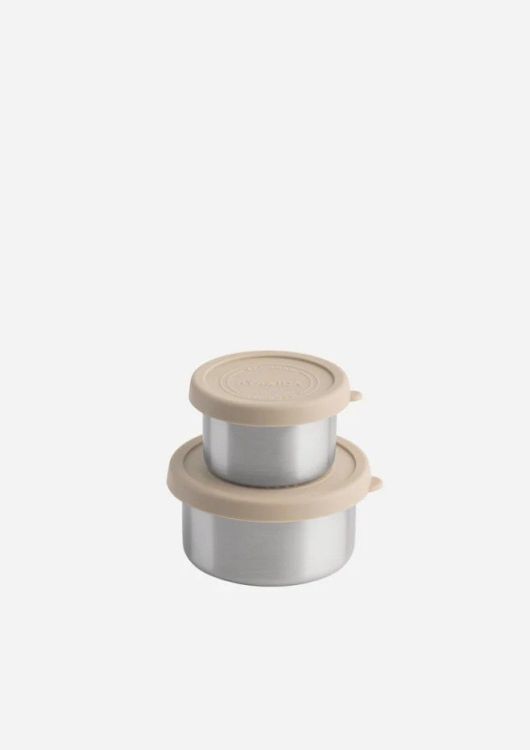 AYA & IDA Snack doosjes - Cream Beige - Set van 2 AYA & IDA Snack doosjes - Cream Beige - Set van 2