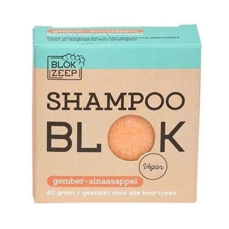 Blokzeep Shampoo blok - Gember sinaasappel