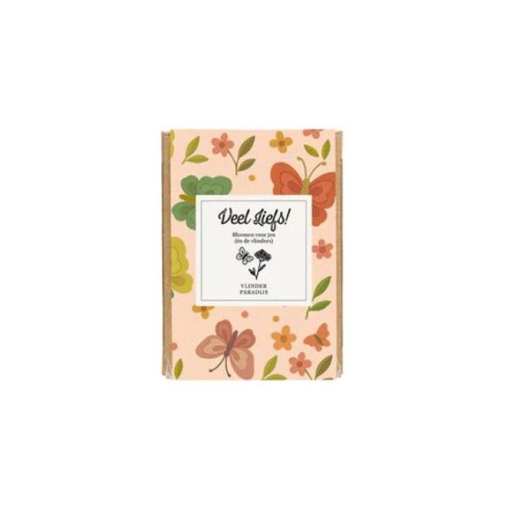 Blossombs Geschenkdoosje mini - Veel liefs! Bloemen voor jou (en de vlinders)