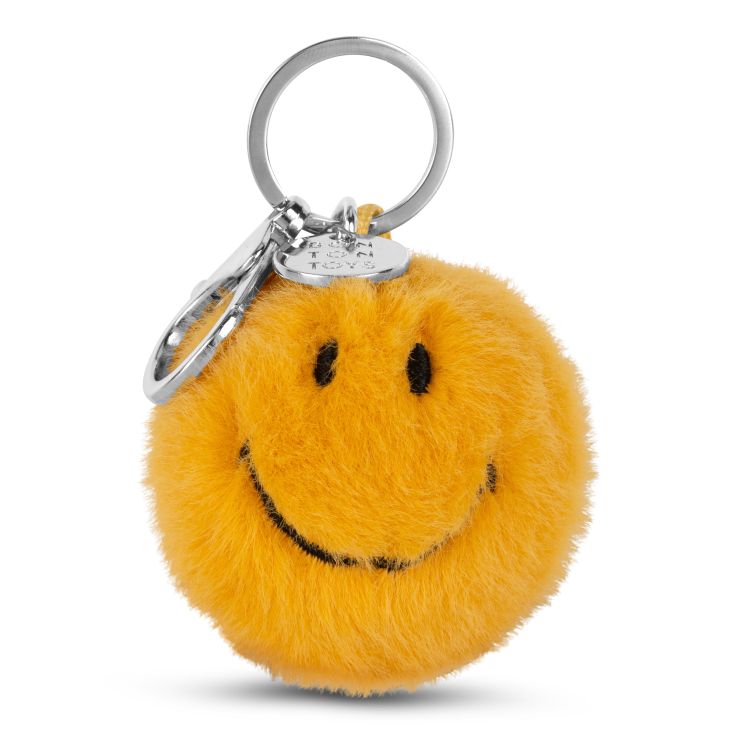 Bon Ton Toys Smiley - Sleutelhanger Fuzzy - Yellow