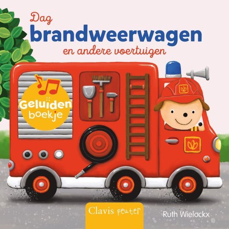 Clavis Geluidenboekje - Dag brandweerwagen en andere voertuigen