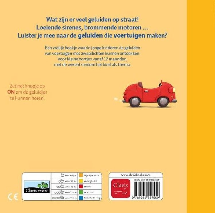 Clavis Geluidenboekje - Dag brandweerwagen en andere voertuigen