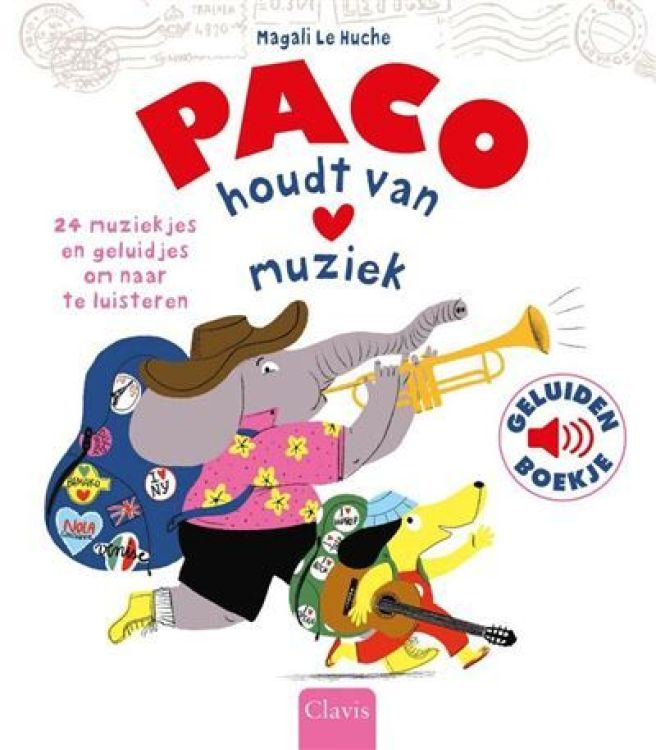 Clavis Geluidenboekje Paco - Houdt van muziek