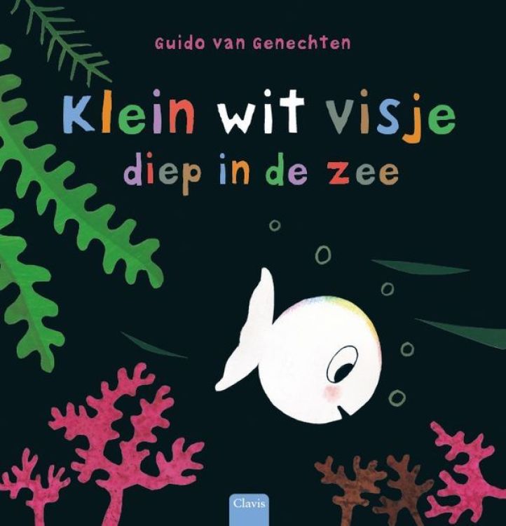 Clavis Klein wit visje diep in de zee - Guido Van Genechten