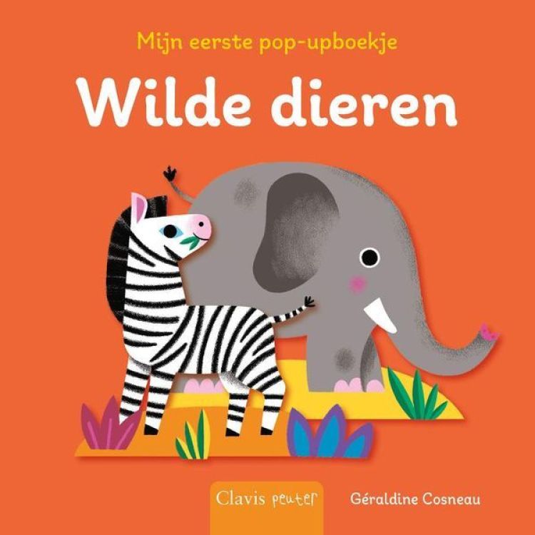 Clavis Mijn eerste pop-upboekje schuifboekje - Wilde dieren