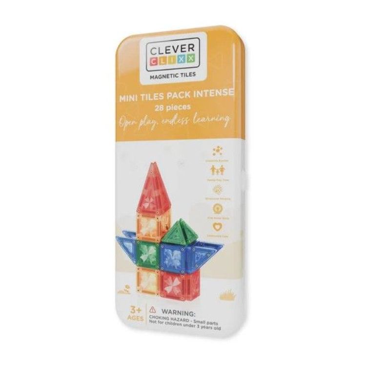 Cleverclixx Mini Tiles Pack Intense - 28 Stuks