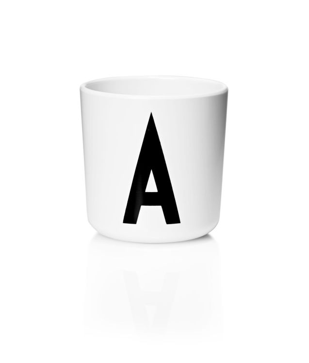 Design Letters Melamine Cup - Letter A