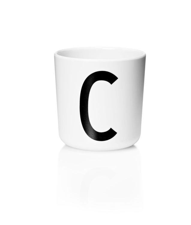 Design Letters Melamine Cup - Letter C