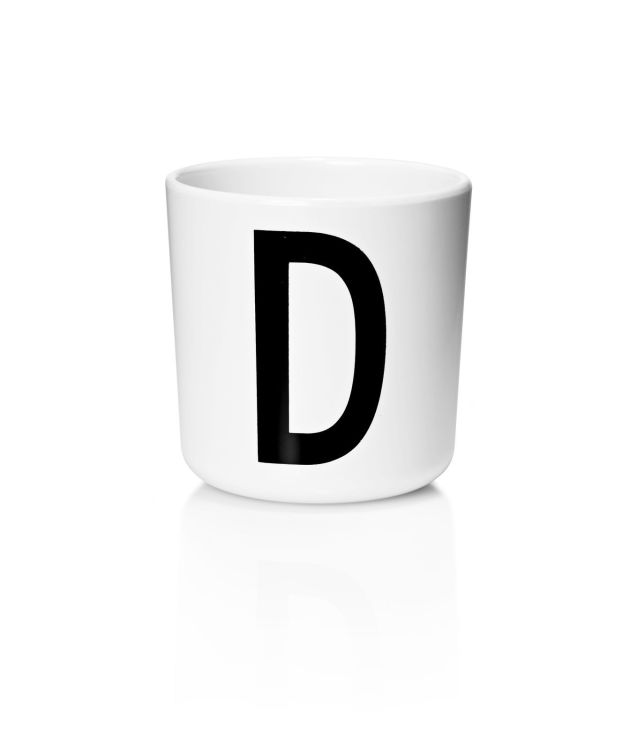 Design Letters Melamine Cup - Letter D
