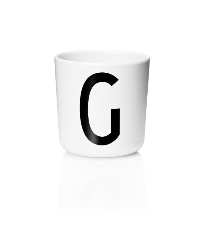 Design Letters Melamine Cup - Letter G
