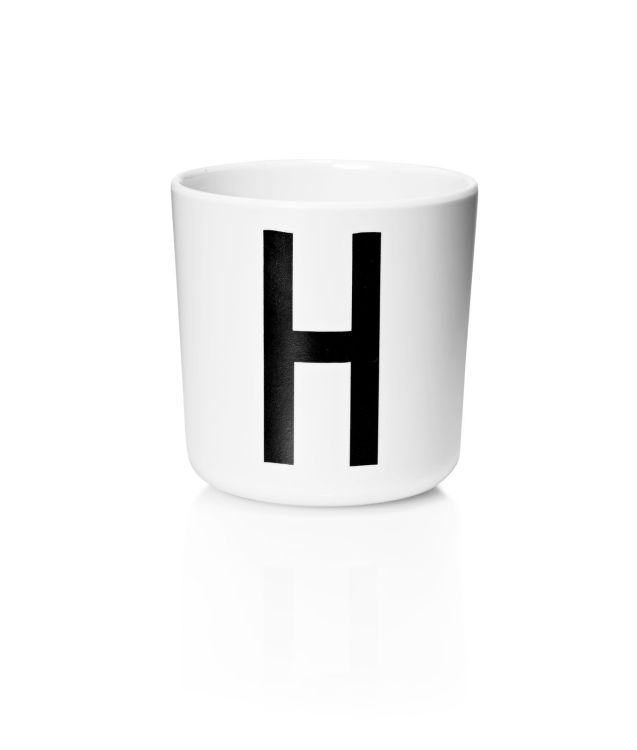 Design Letters Melamine Cup - Letter H