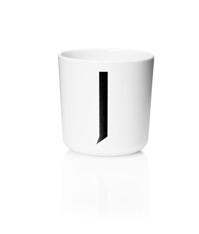 Design Letters Melamine Cup - Letter J