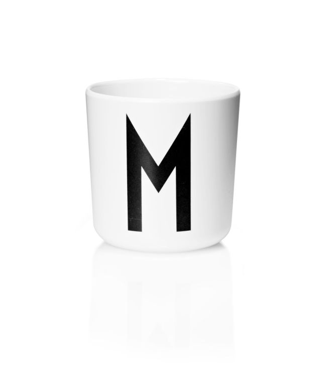 Design Letters Melamine Cup - Letter M