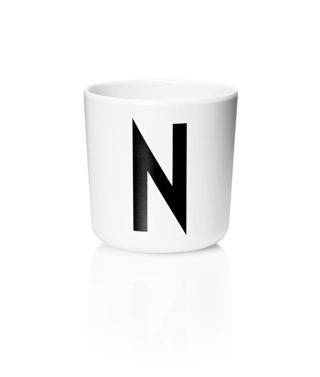 Design Letters Melamine Cup - Letter N