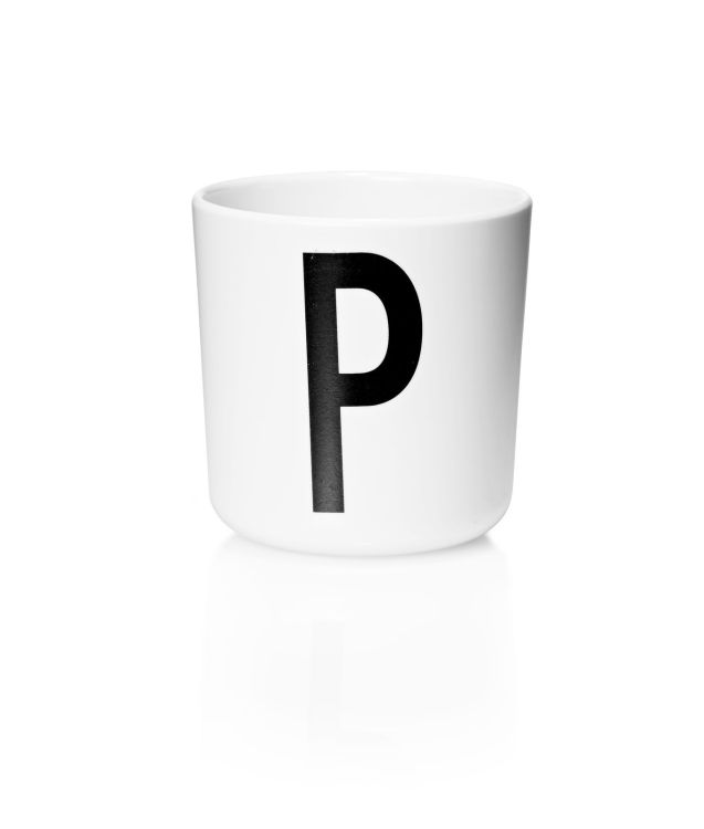 Design Letters Melamine Cup - Letter P