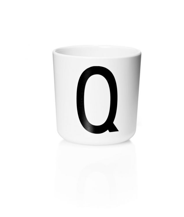 Design Letters Melamine Cup - Letter Q