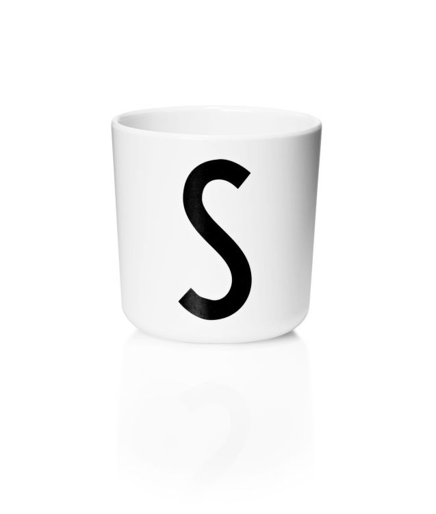 Design Letters Melamine Cup - Letter S