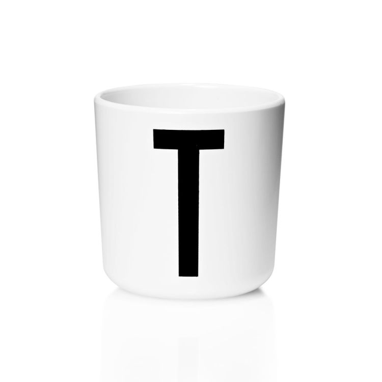Design Letters Melamine Cup - Letter T