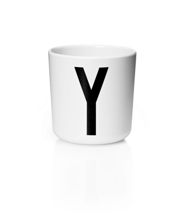 Design Letters Melamine Cup - Letter Y