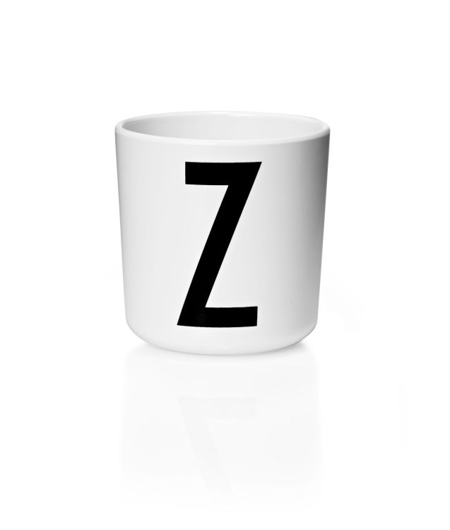 Design Letters Melamine Cup - Letter Z
