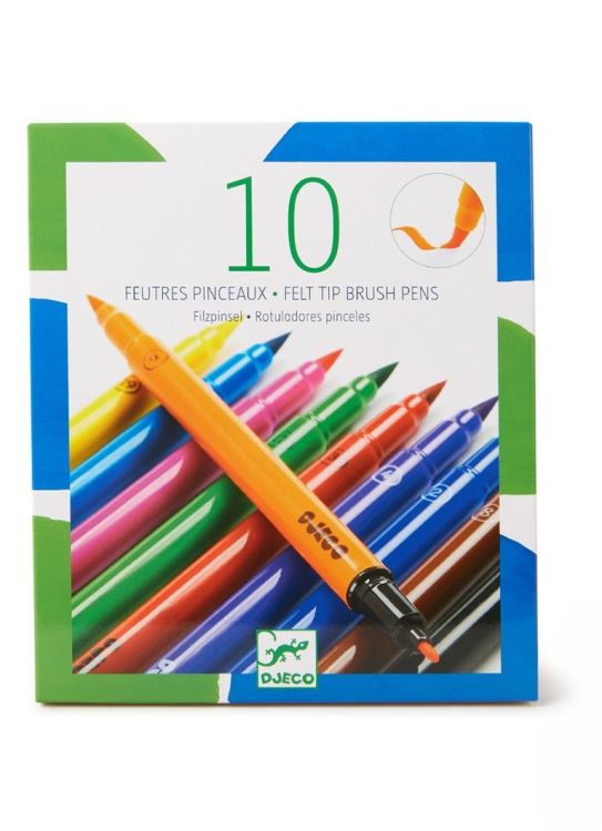 Djeco 10 penseelstiften - 1
