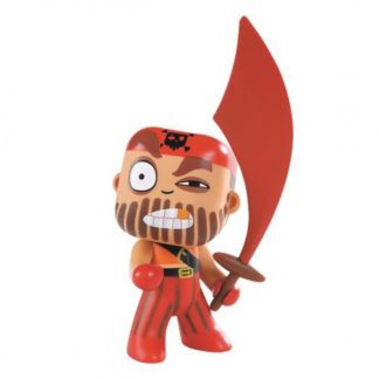 Djeco Arty Toys - Piraat Captain red