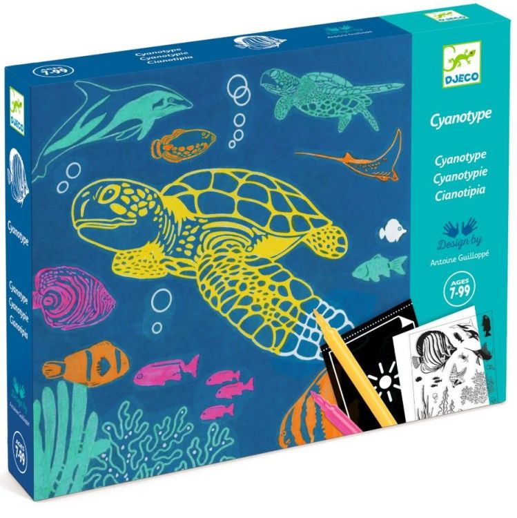 Djeco Cyanotype - zeedieren