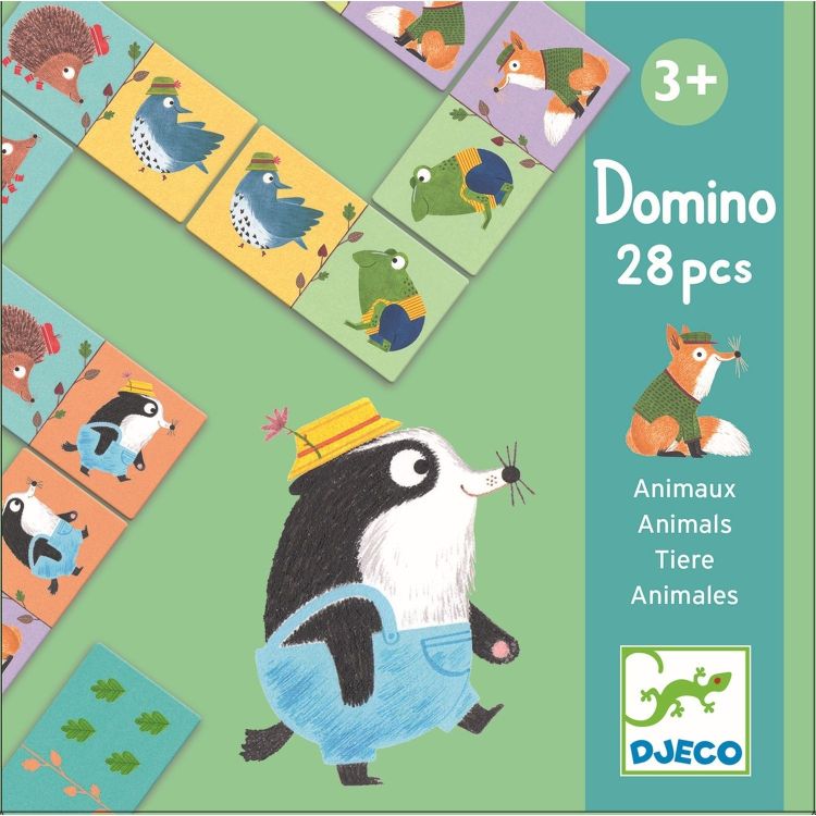 Djeco Domino - Dieren - 28 stukken