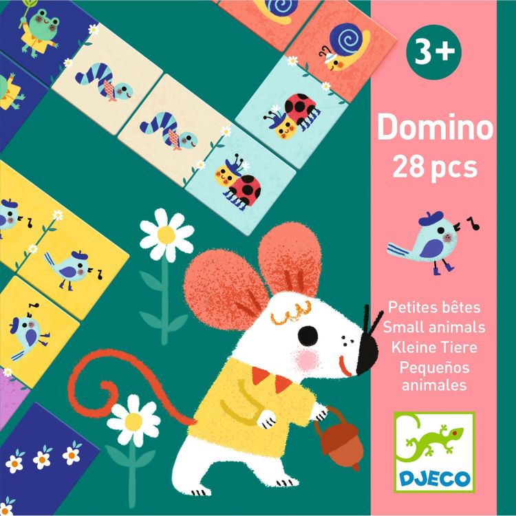 Djeco Domino - Kleine dieren - 28 stukken