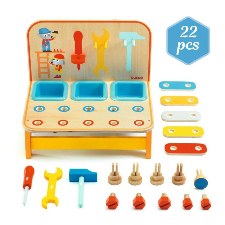 Djeco Houten werkbankje